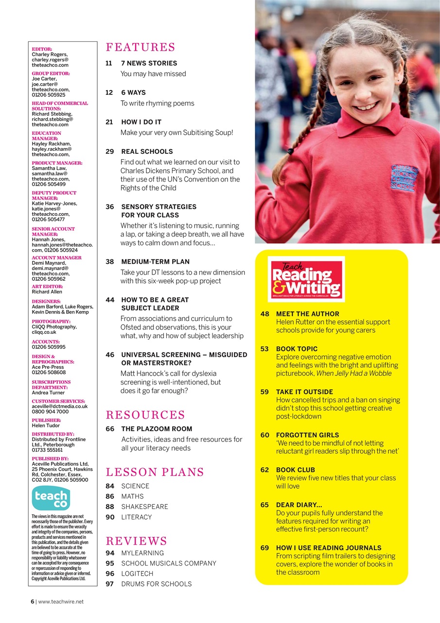 Teach Primary Preview Pages