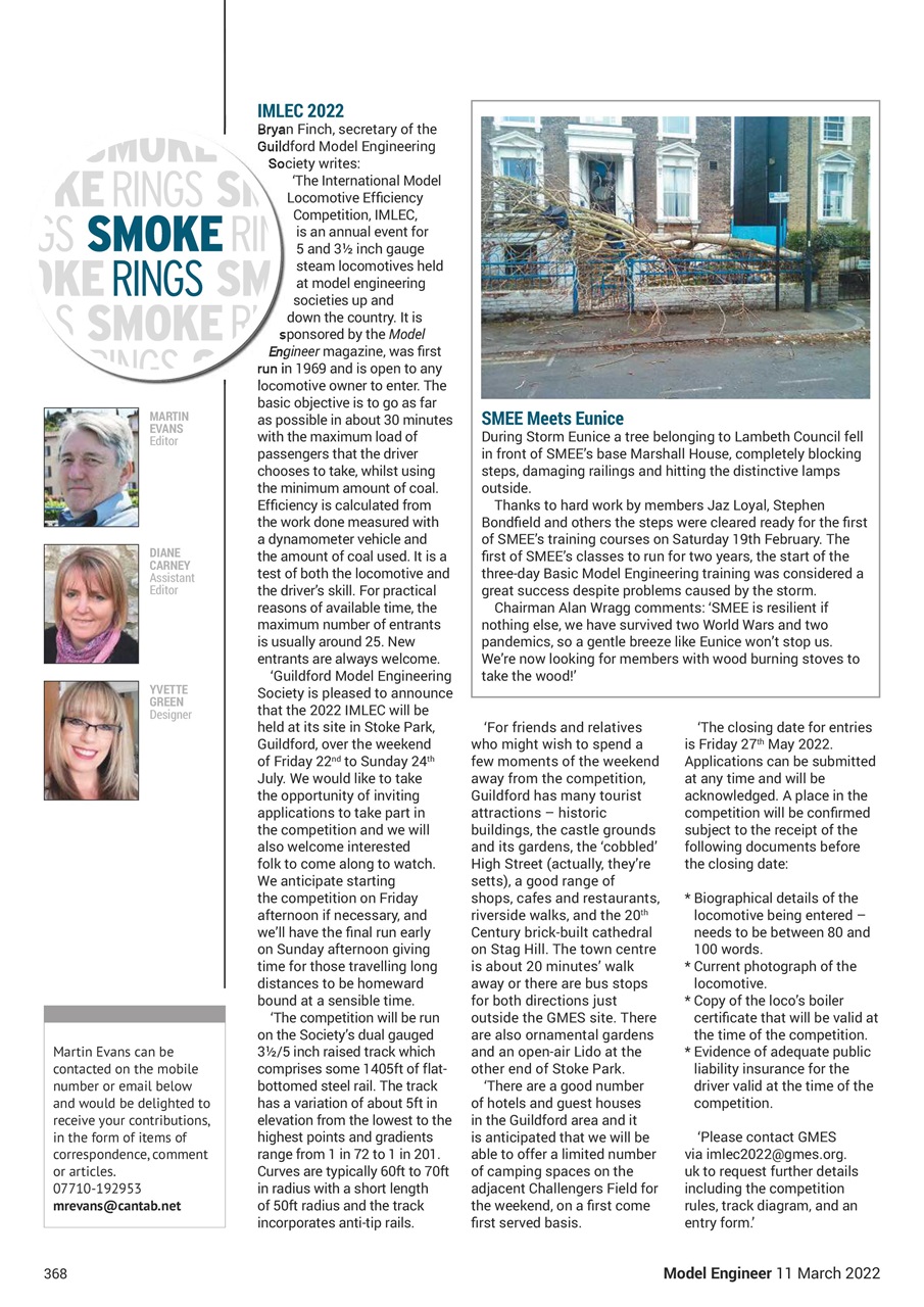 Model Engineer Preview Pages