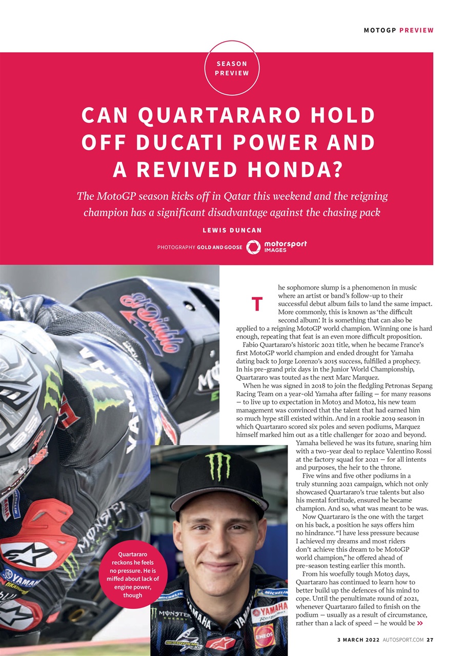 Autosport Preview Pages