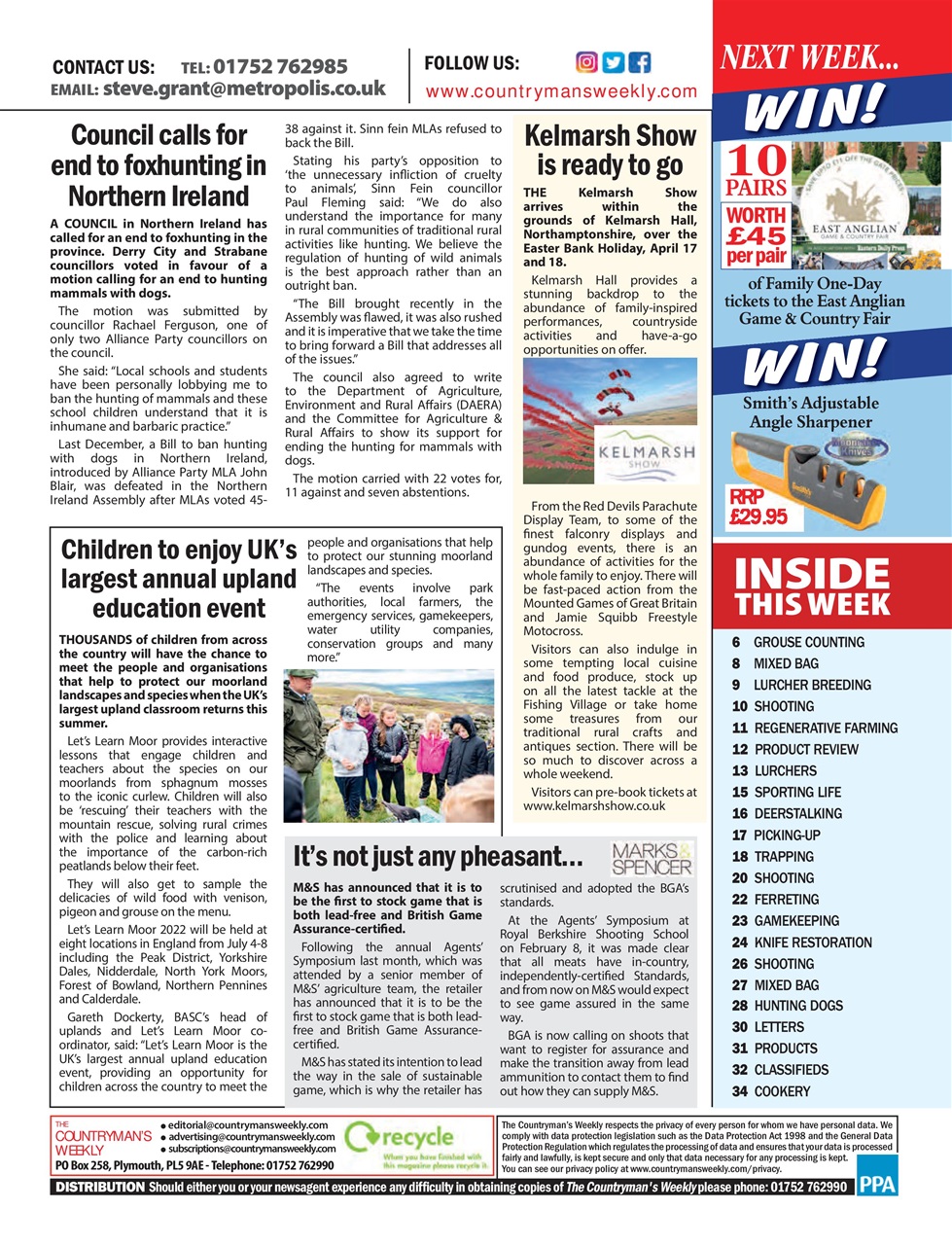 Countryman's Weekly Preview Pages
