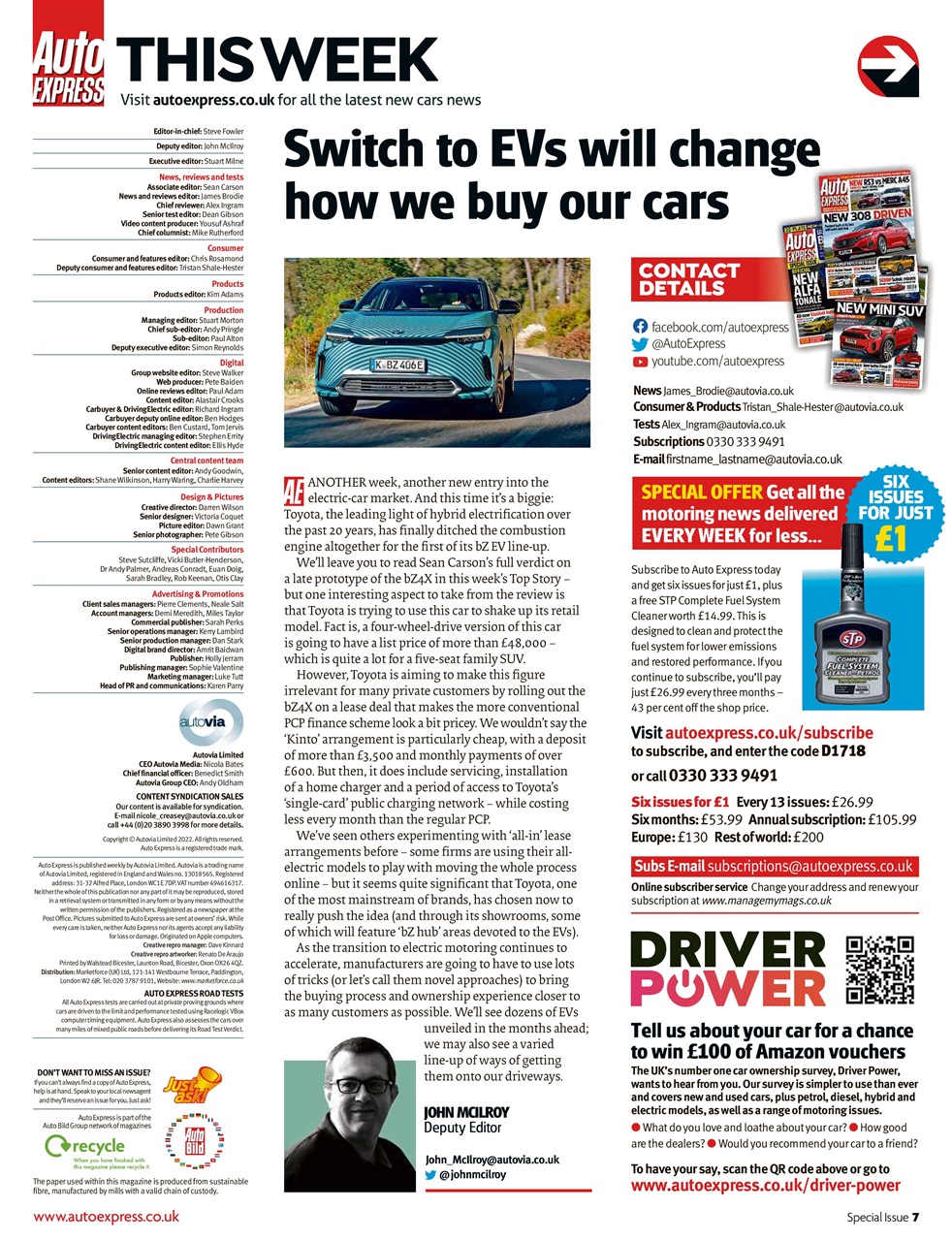 Auto Express Preview Pages