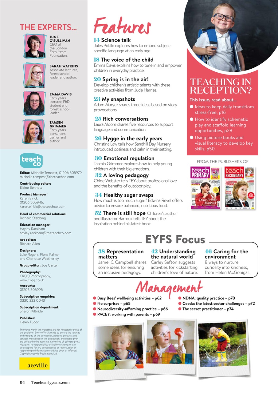 Teach Early Years Preview Pages