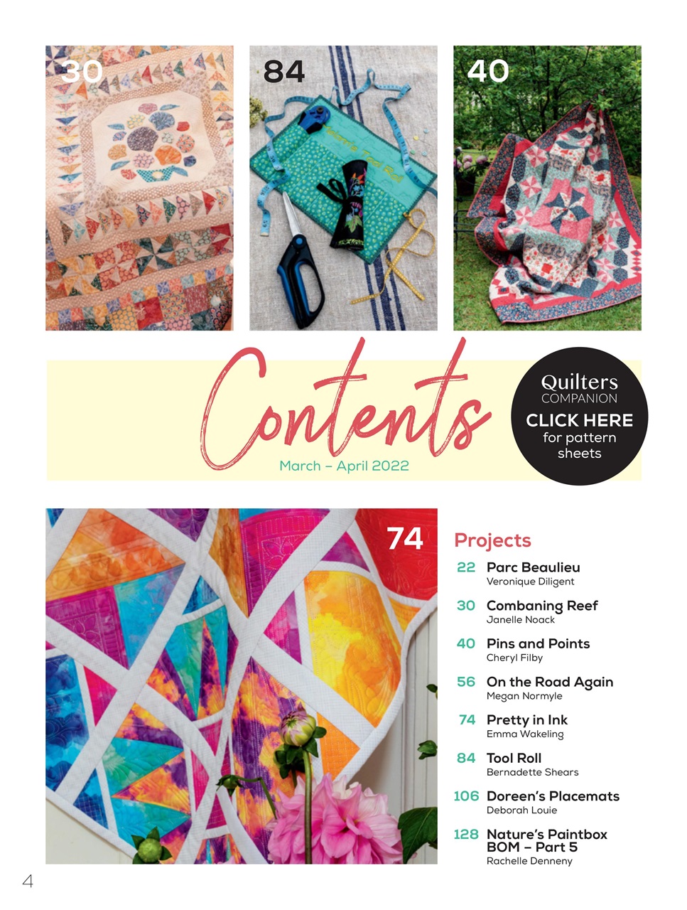 Quilters Companion Preview Pages