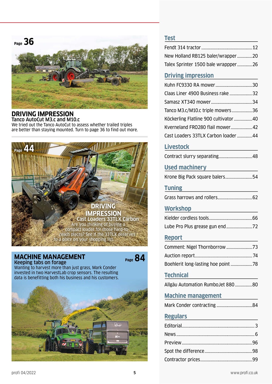 Profi International Preview Pages