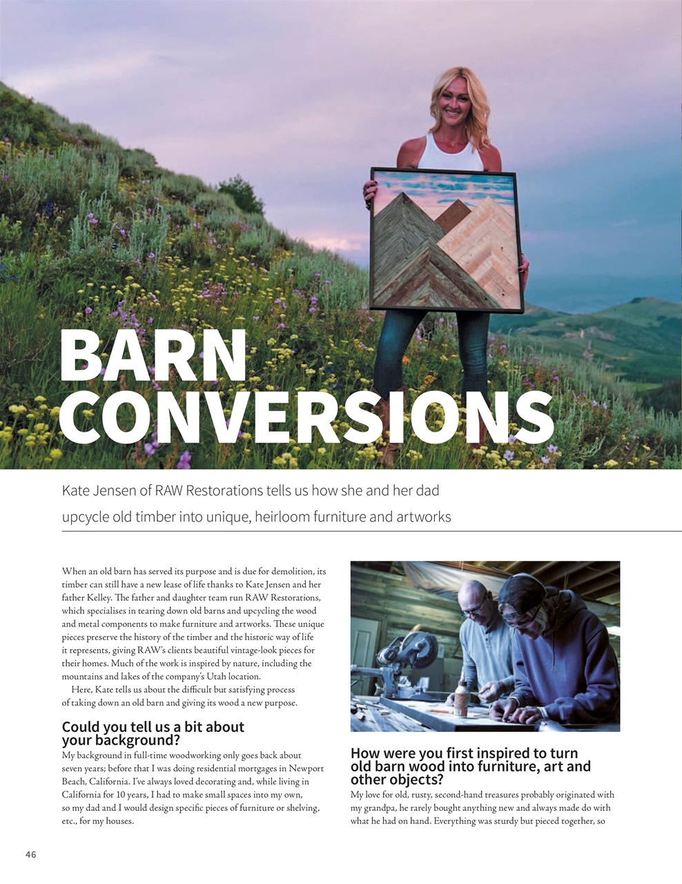 Woodworking Crafts Magazine Preview Pages