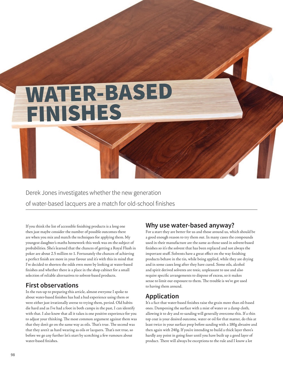 Woodworking Crafts Magazine Preview Pages