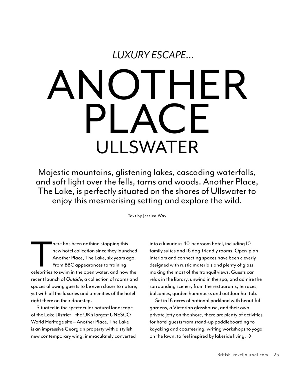 British Travel Journal Preview Pages