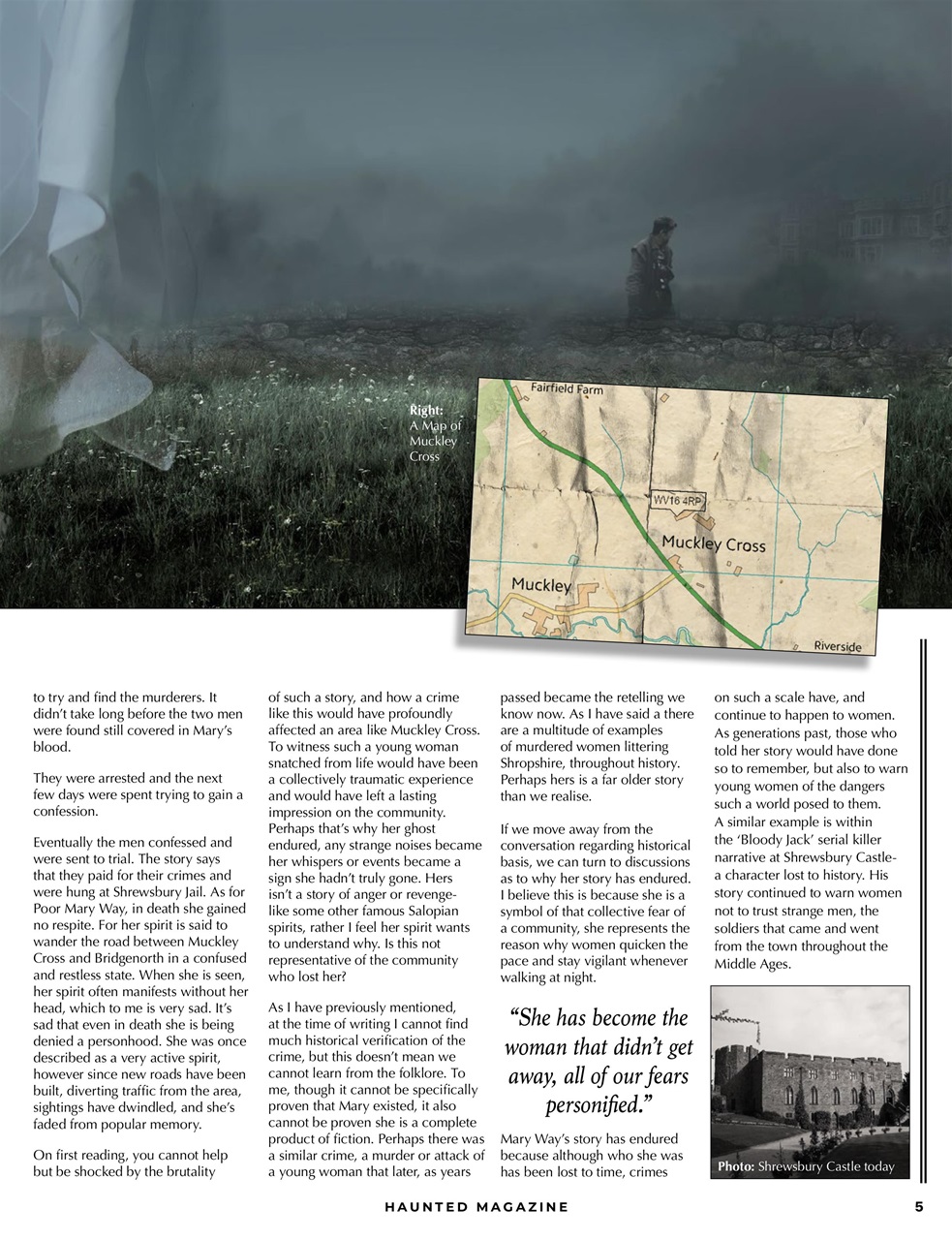 Haunted Magazine Preview Pages