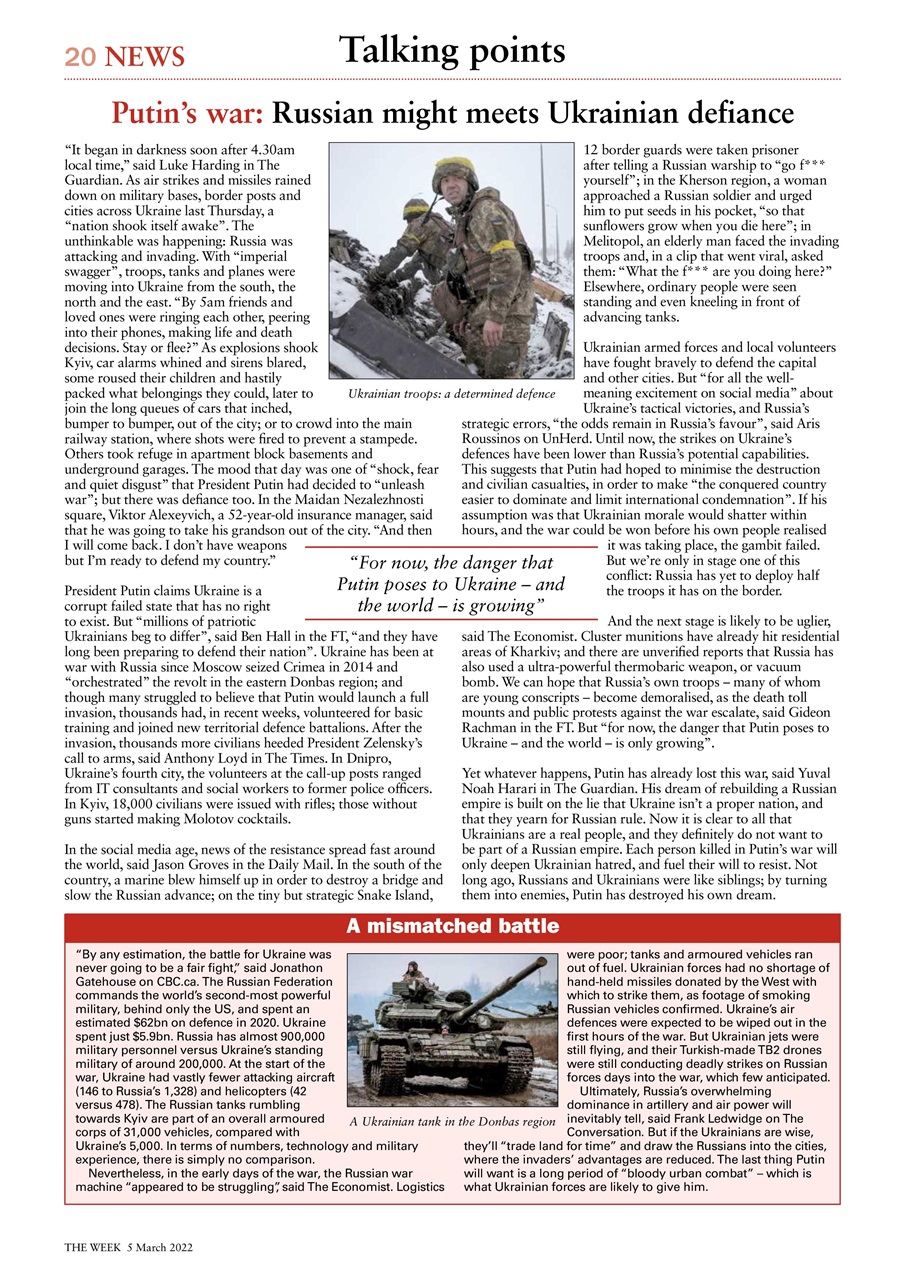 The Week Preview Pages