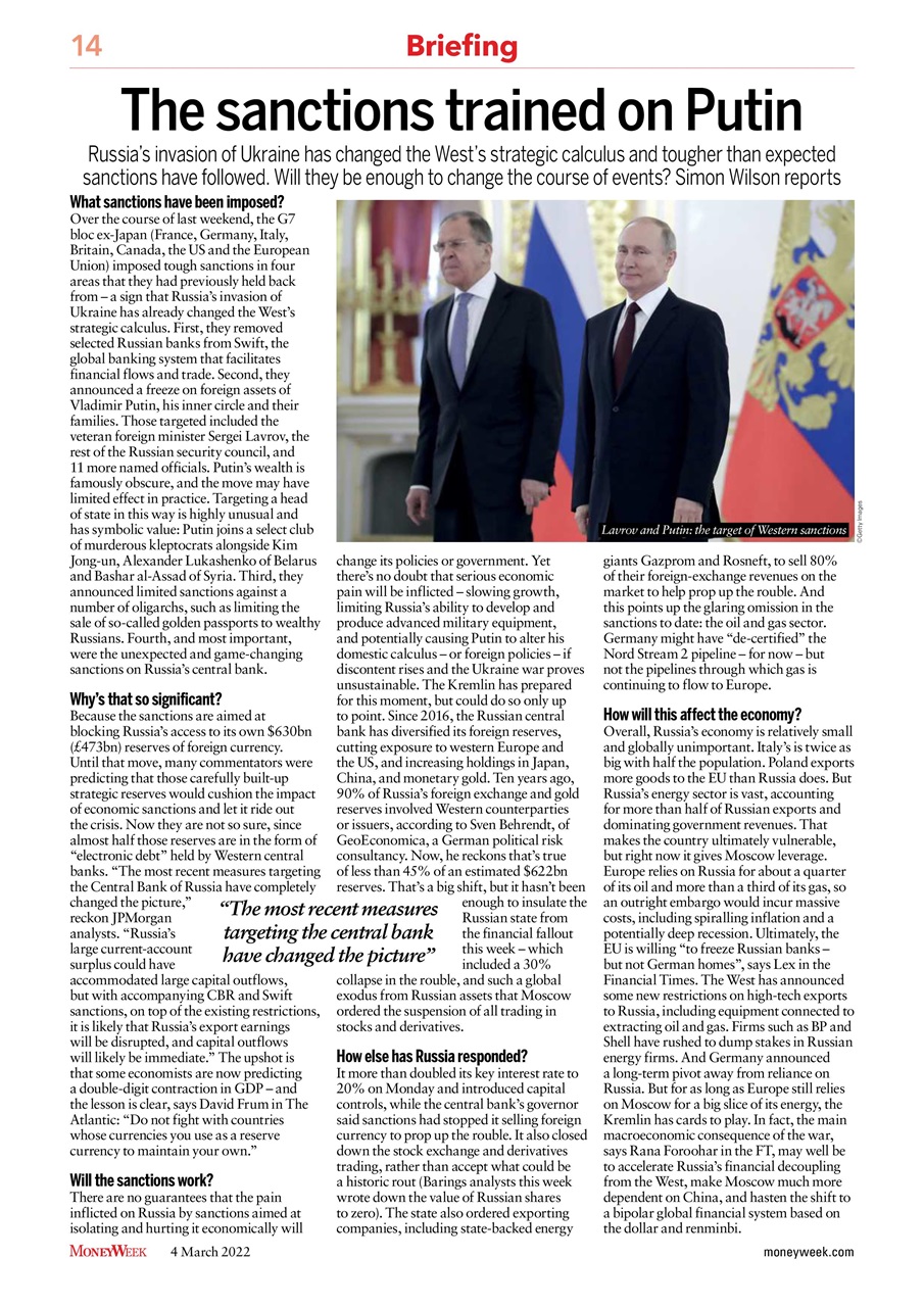 MoneyWeek Preview Pages