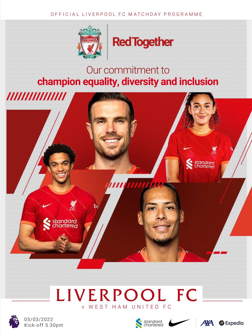 Liverpool FC Programmes Preview Pages