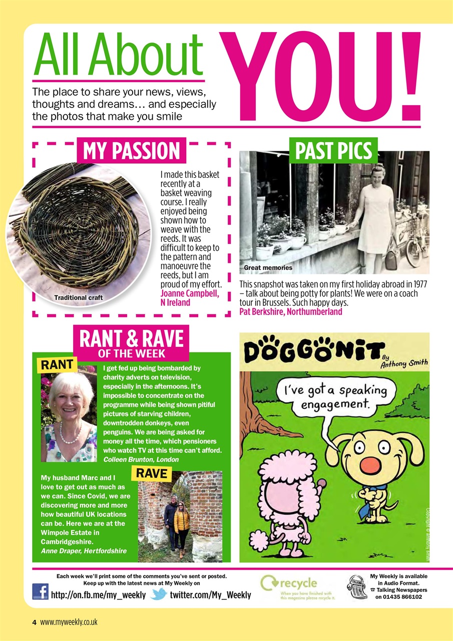 My Weekly Preview Pages