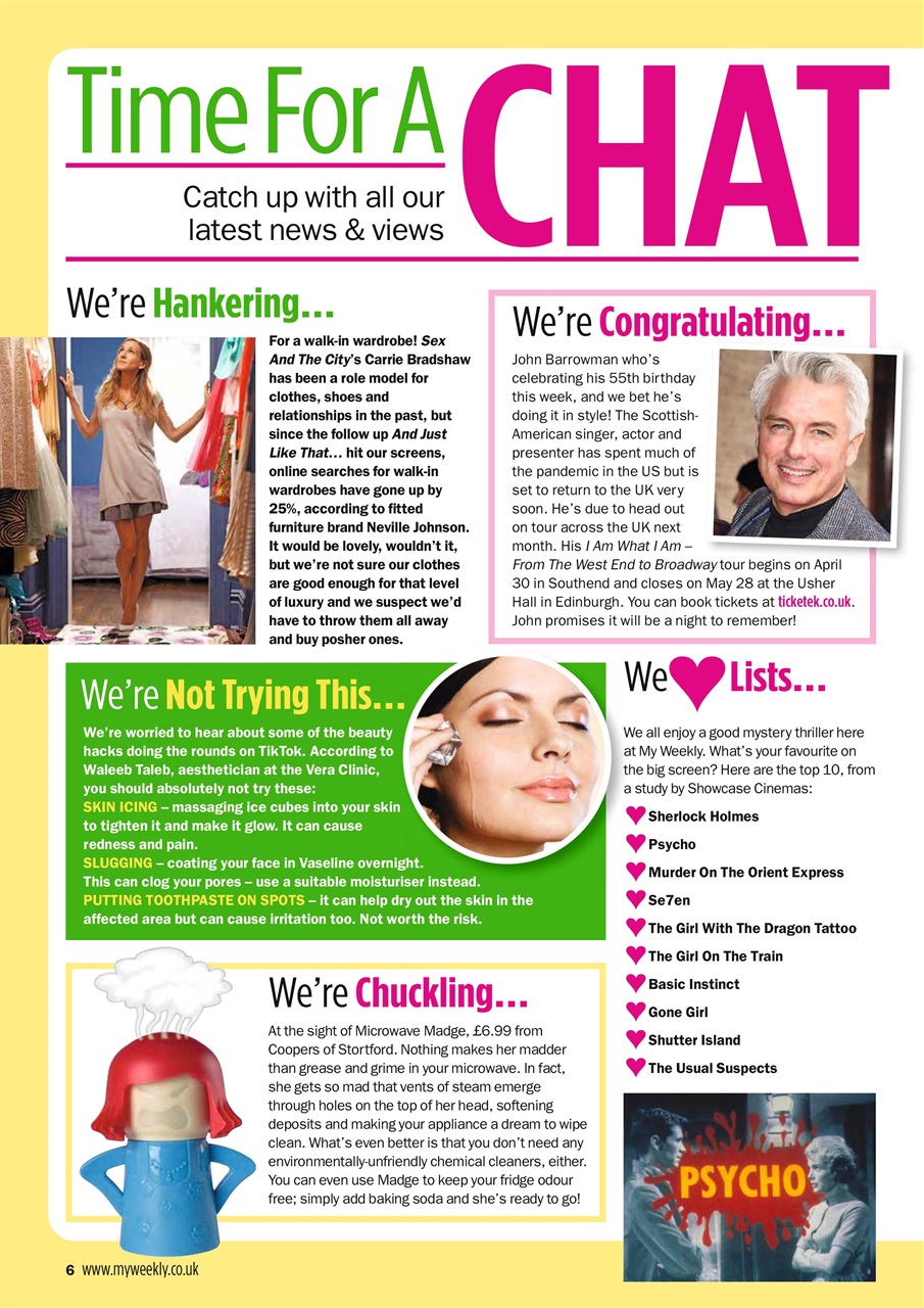 My Weekly Preview Pages