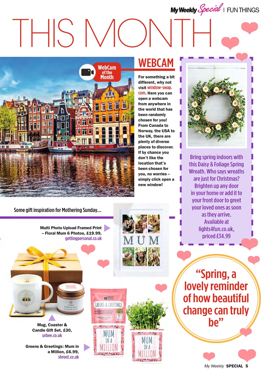 My Weekly Special Preview Pages