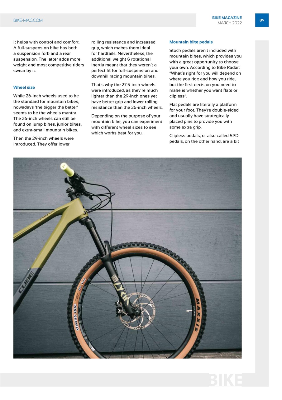 BIKE Magazine Preview Pages