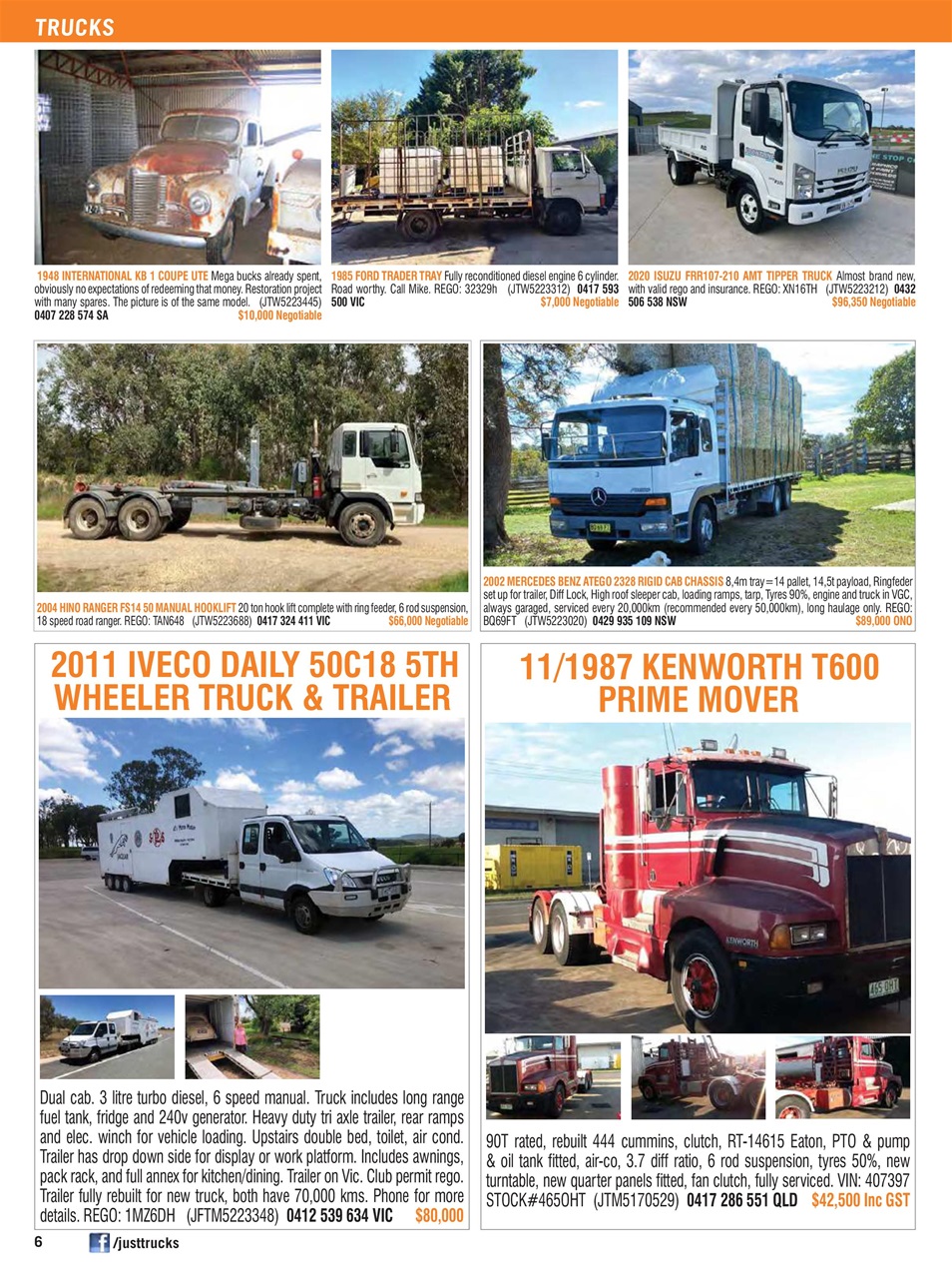JUST TRUCKS Preview Pages