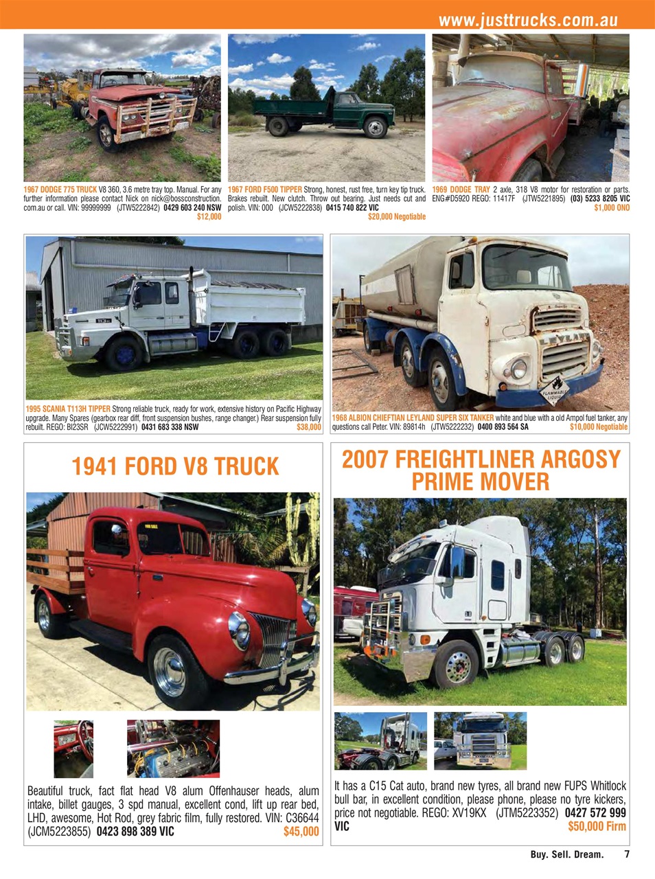 JUST TRUCKS Preview Pages