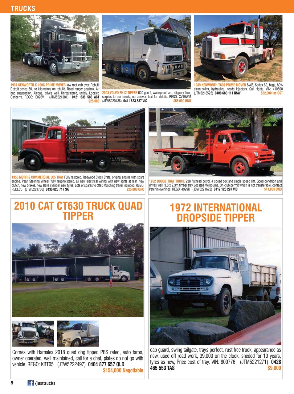 JUST TRUCKS Preview Pages