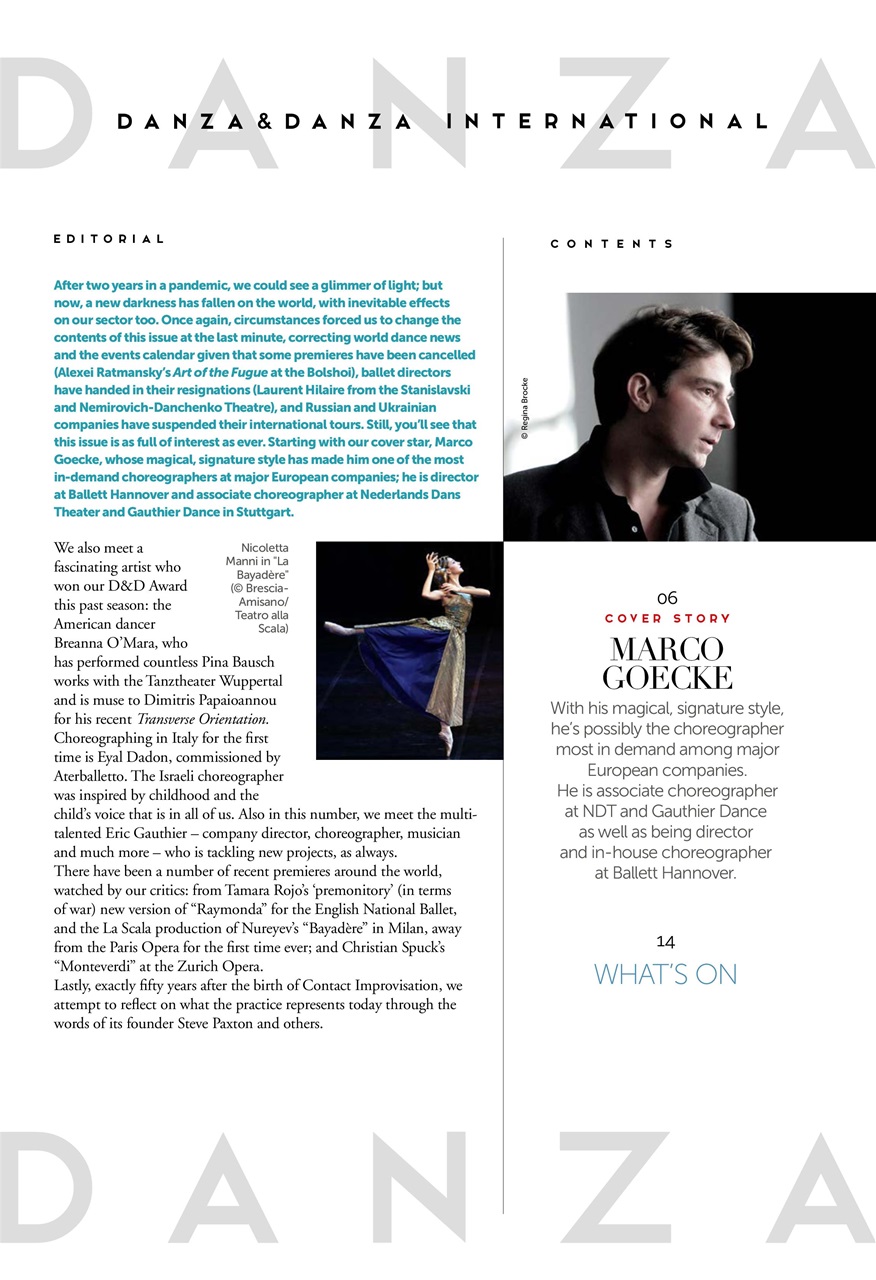 DANZA&DANZA International Preview Pages