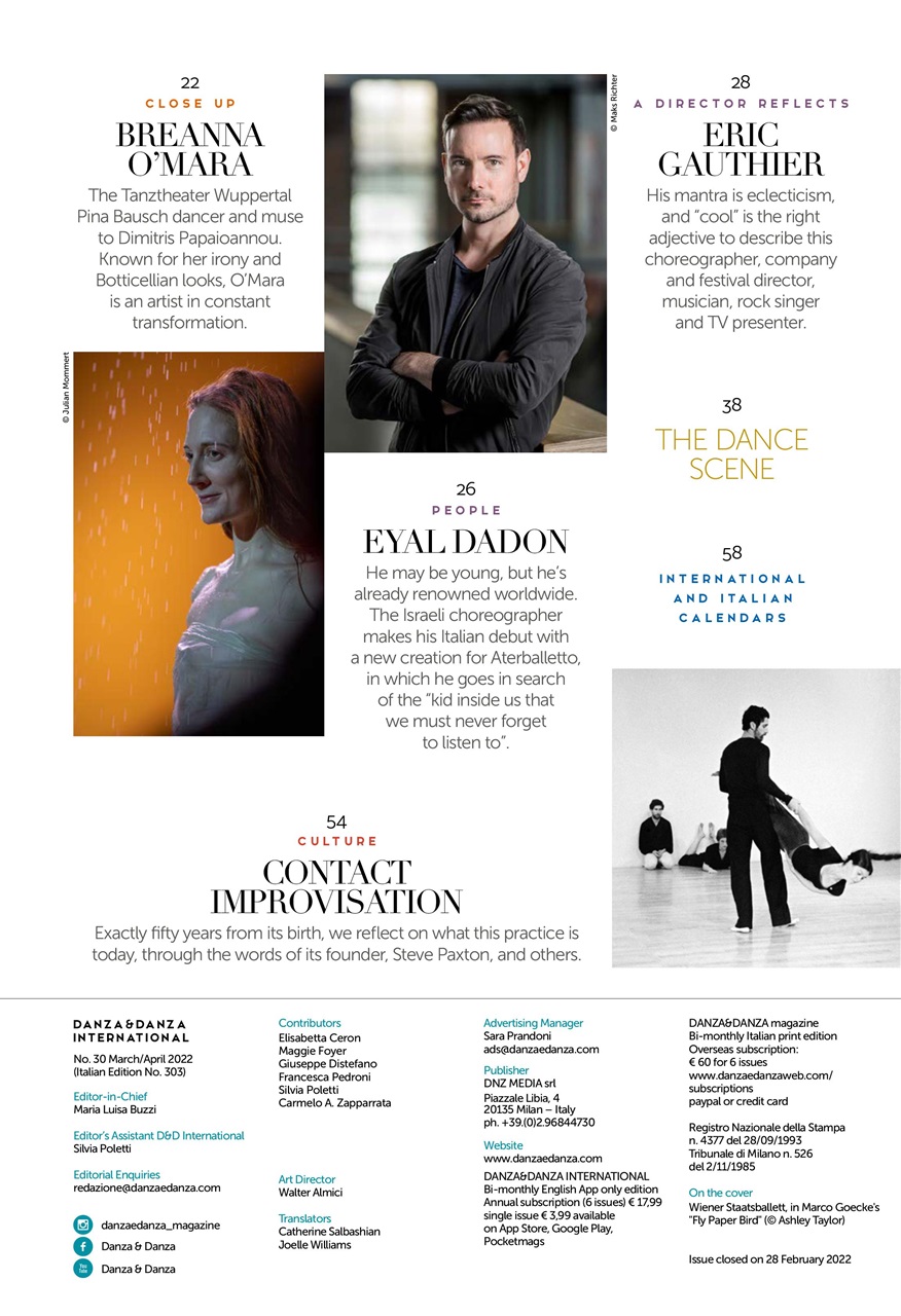 DANZA&DANZA International Preview Pages