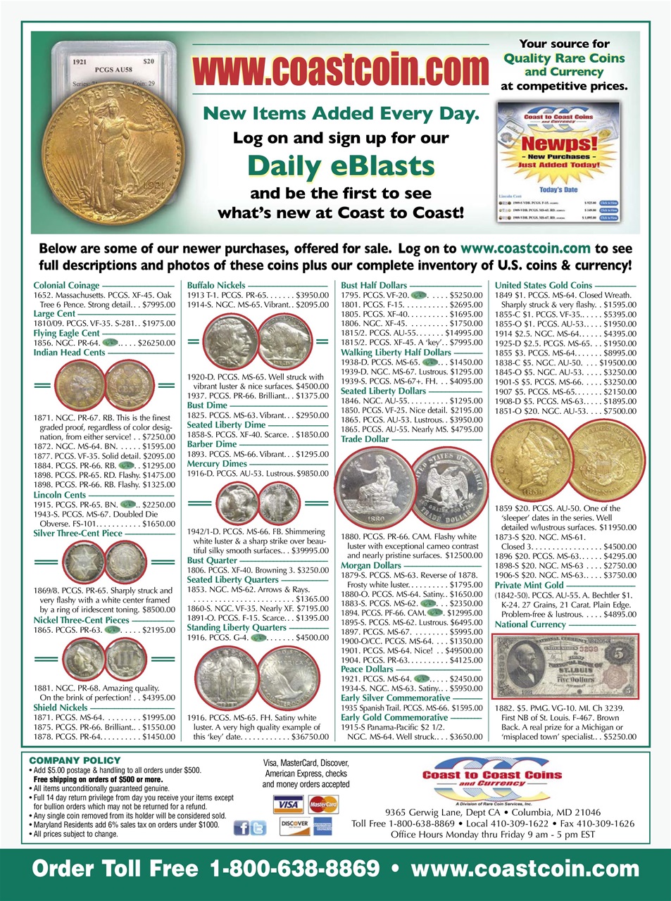 COINage Magazine Preview Pages