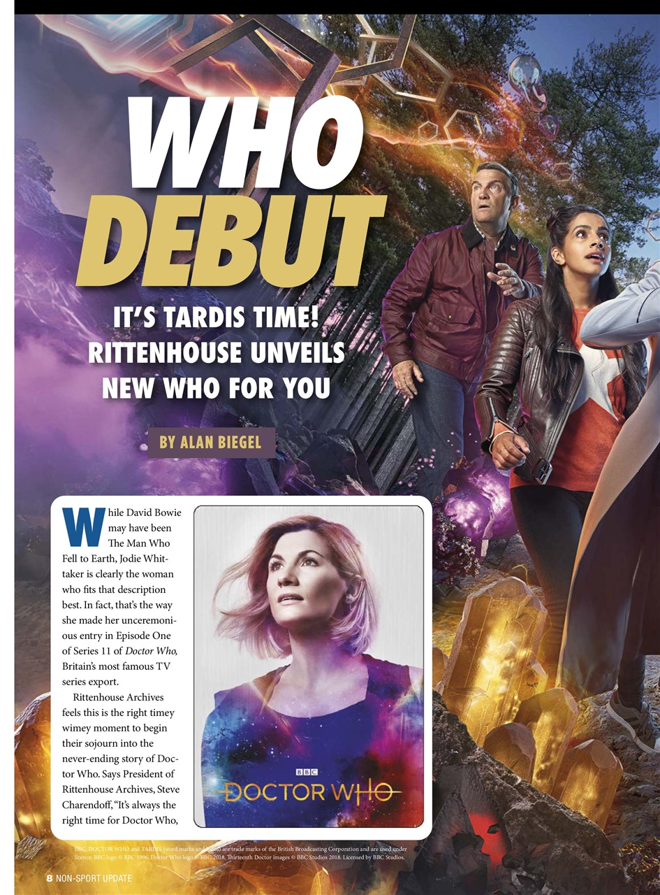 Non-Sport Update Magazine Preview Pages