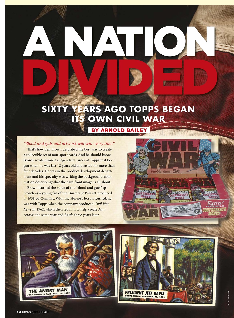 Non-Sport Update Magazine Preview Pages