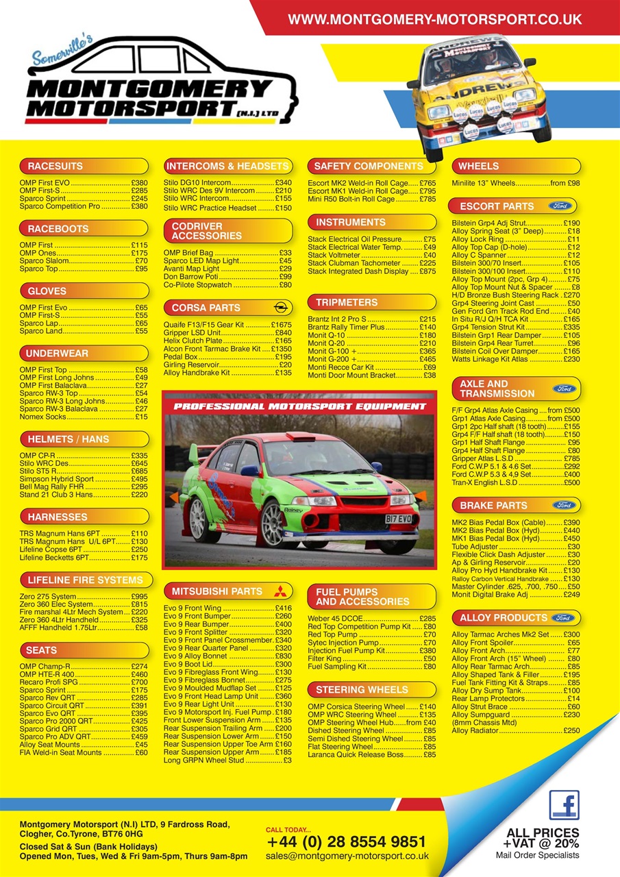 Pacenotes Rally magazine Preview Pages