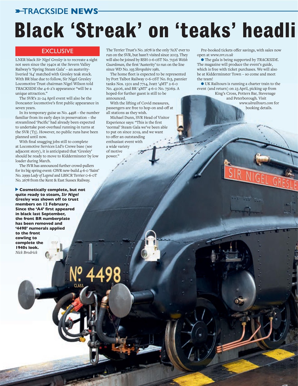 Trackside Preview Pages