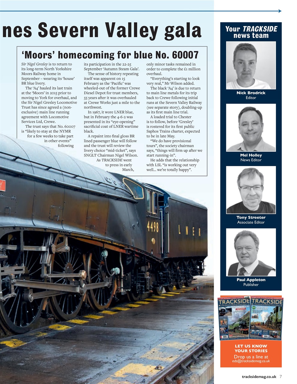 Trackside Preview Pages