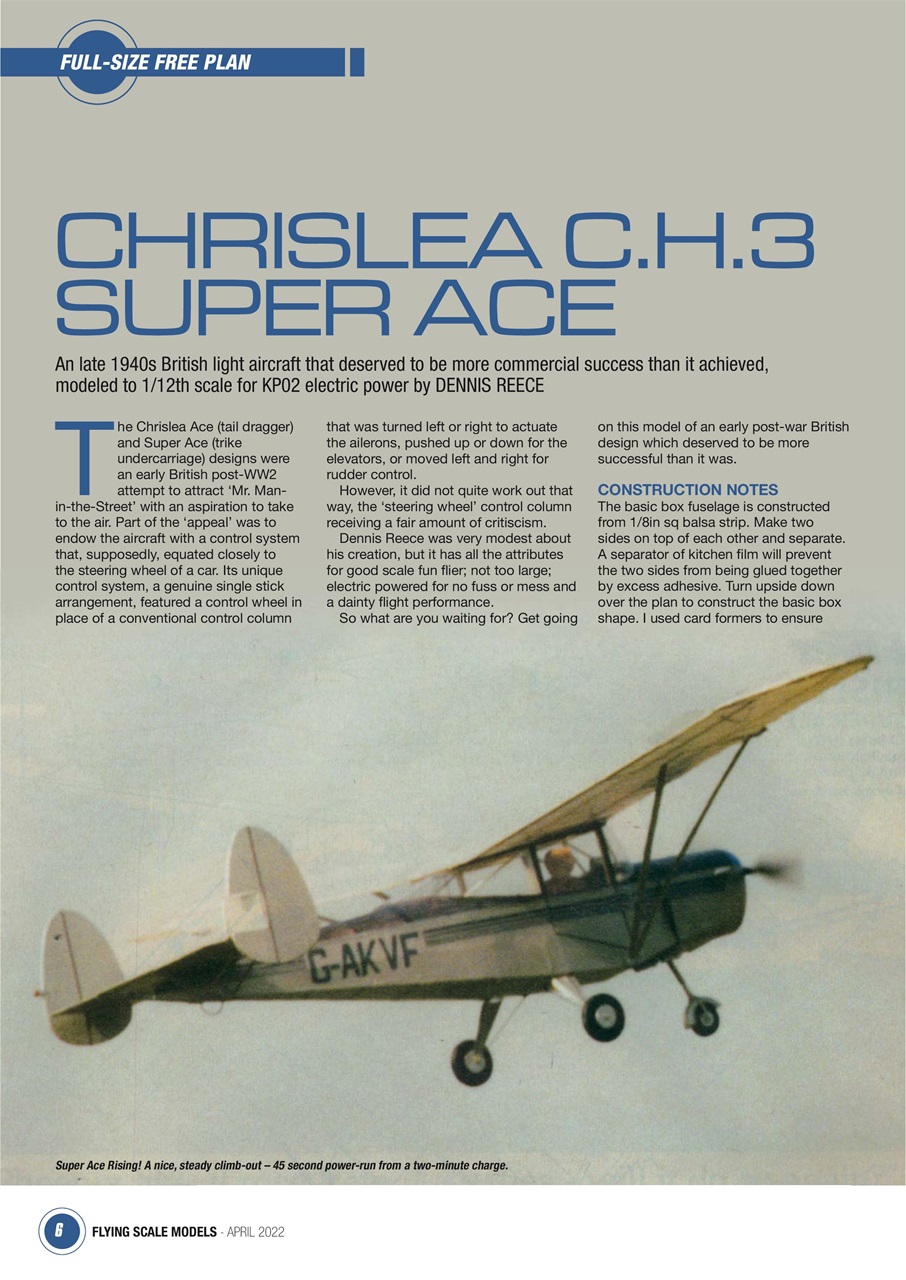 Flying Scale Models Preview Pages