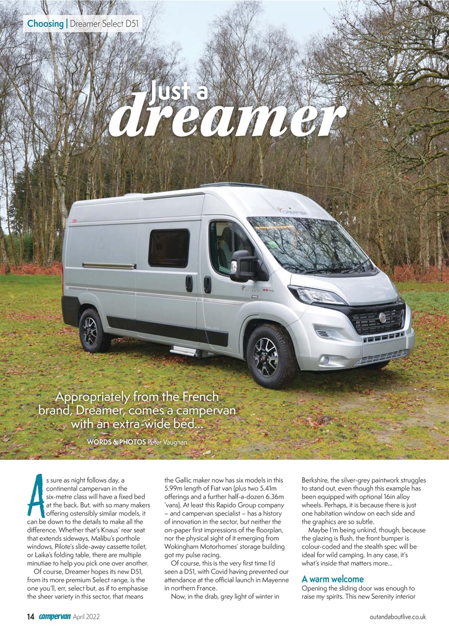 Campervan Preview Pages