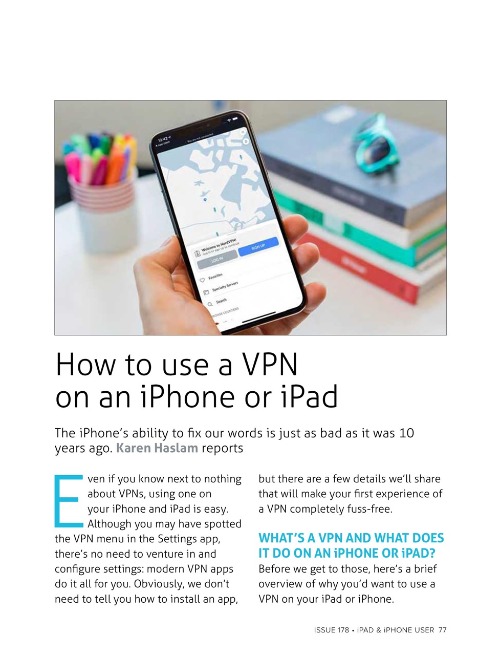 iPad and iPhone User Preview Pages