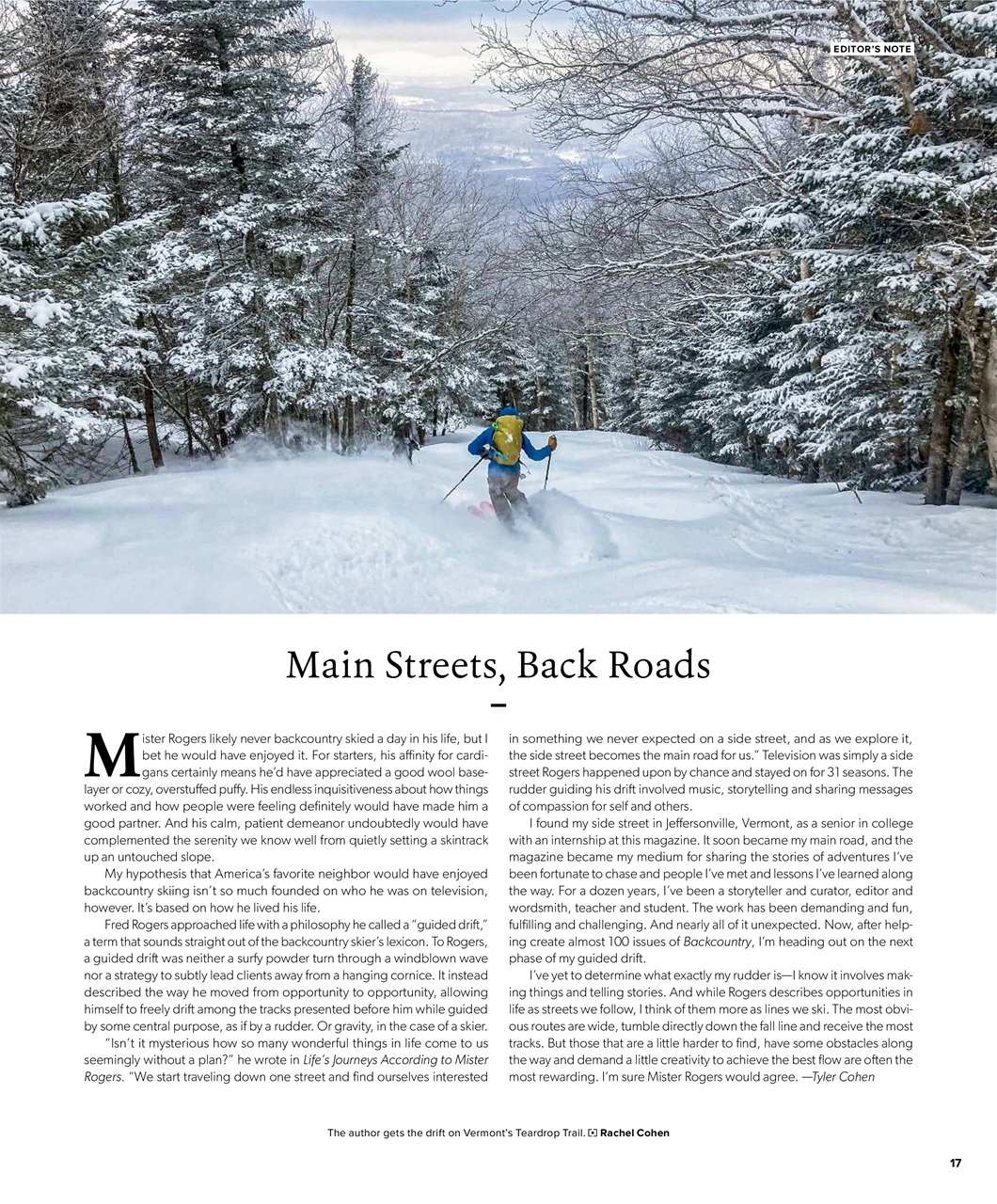 Backcountry Preview Pages