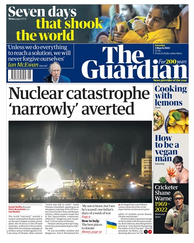 The Guardian Newspaper issue Saturday, March 5, 2022