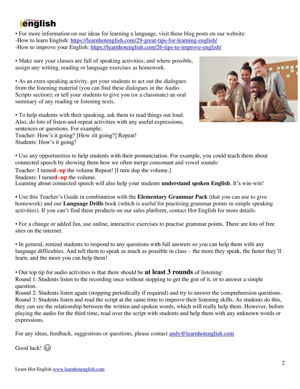 Learn Hot English Preview Pages