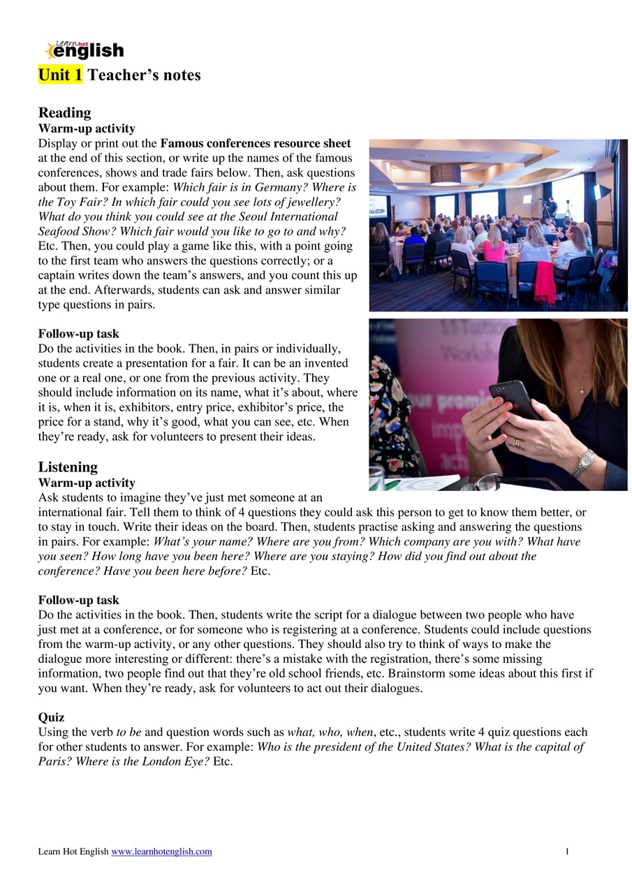 Learn Hot English Preview Pages