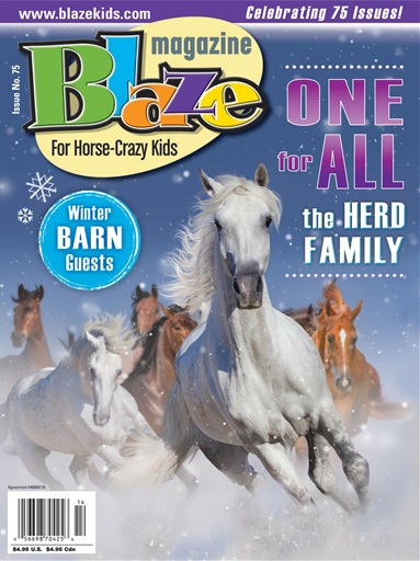 Blaze Magazine For Horse Crazy Kids issue 