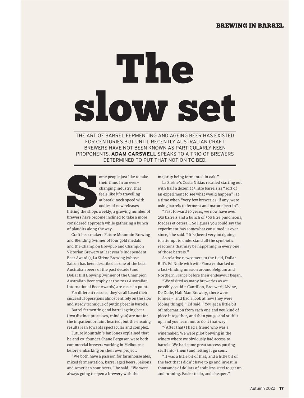 Beer and Brewer Preview Pages