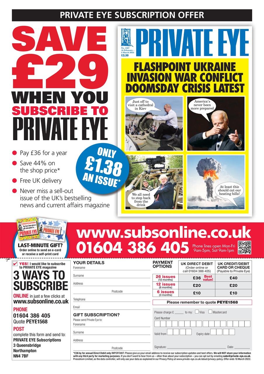 Private Eye Preview Pages