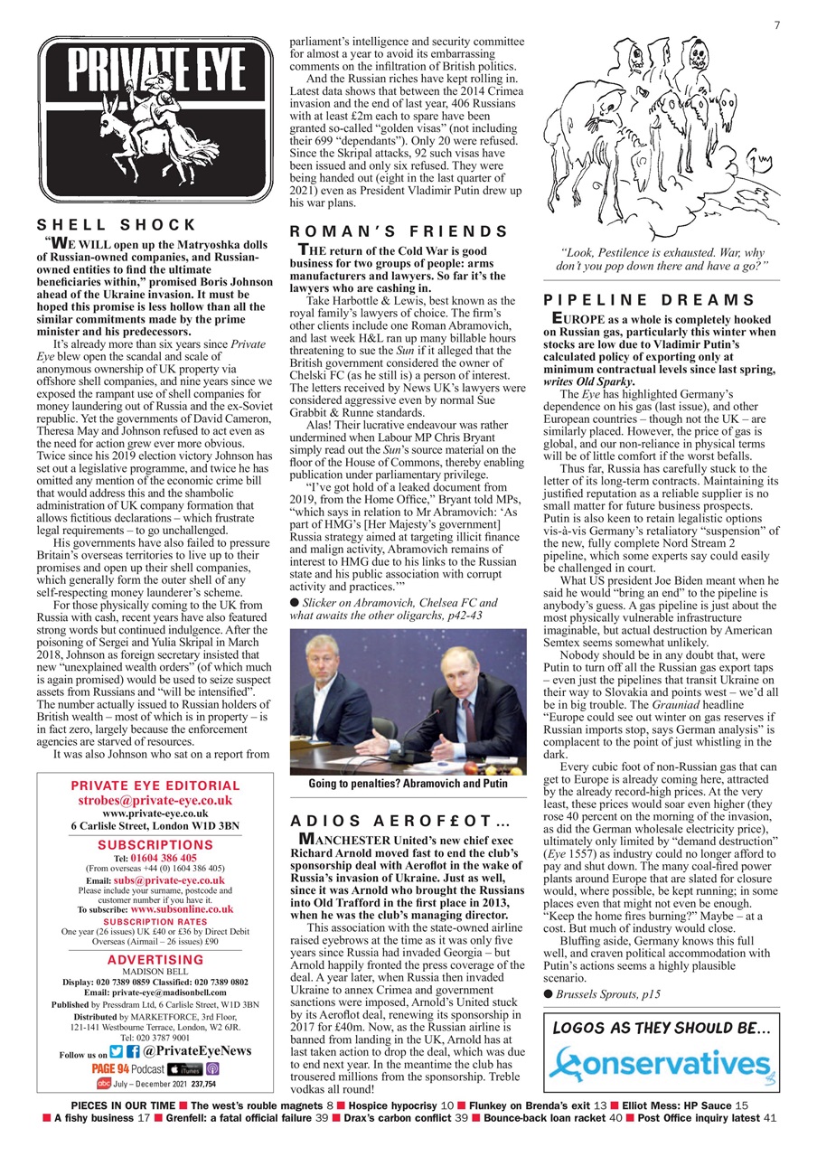 Private Eye Preview Pages