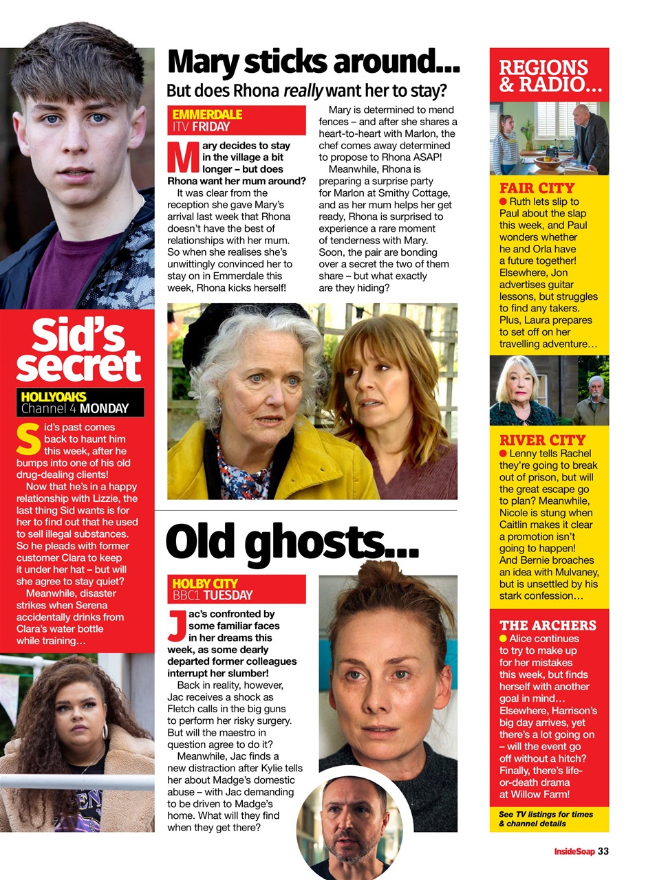 Inside Soap Preview Pages