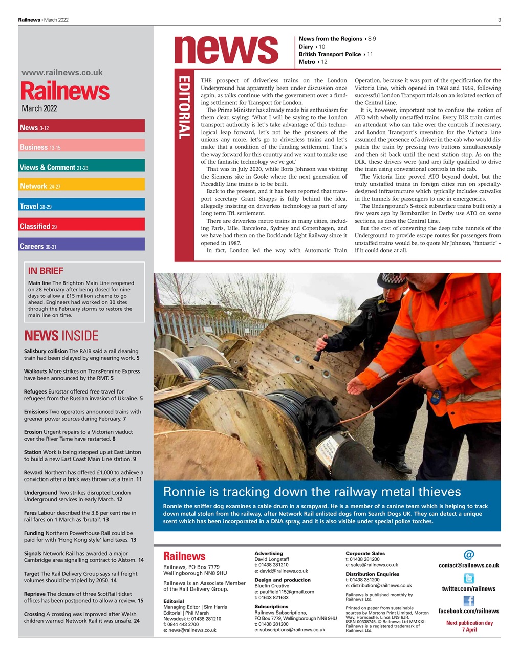 Railnews Preview Pages