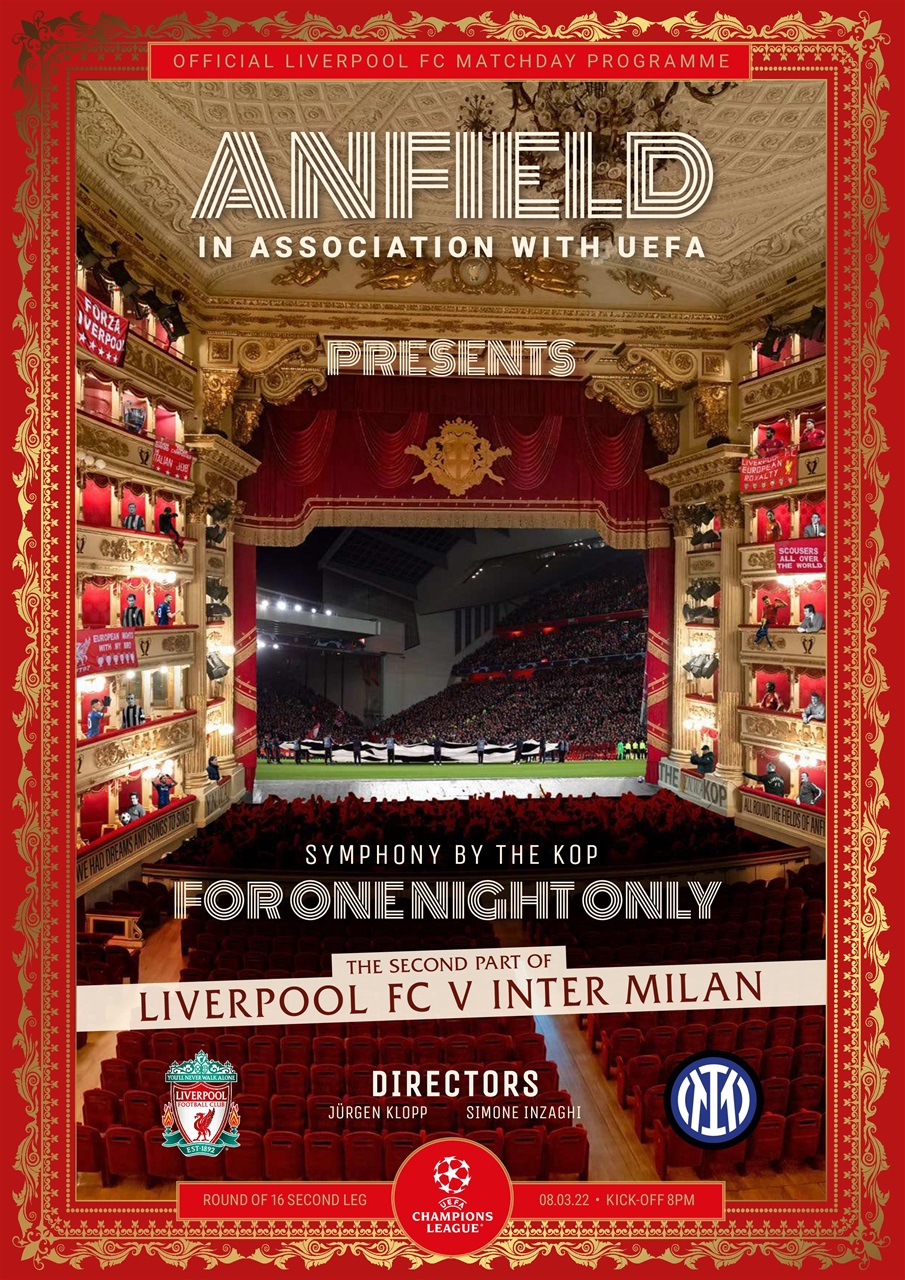 Liverpool FC Programmes Preview Pages