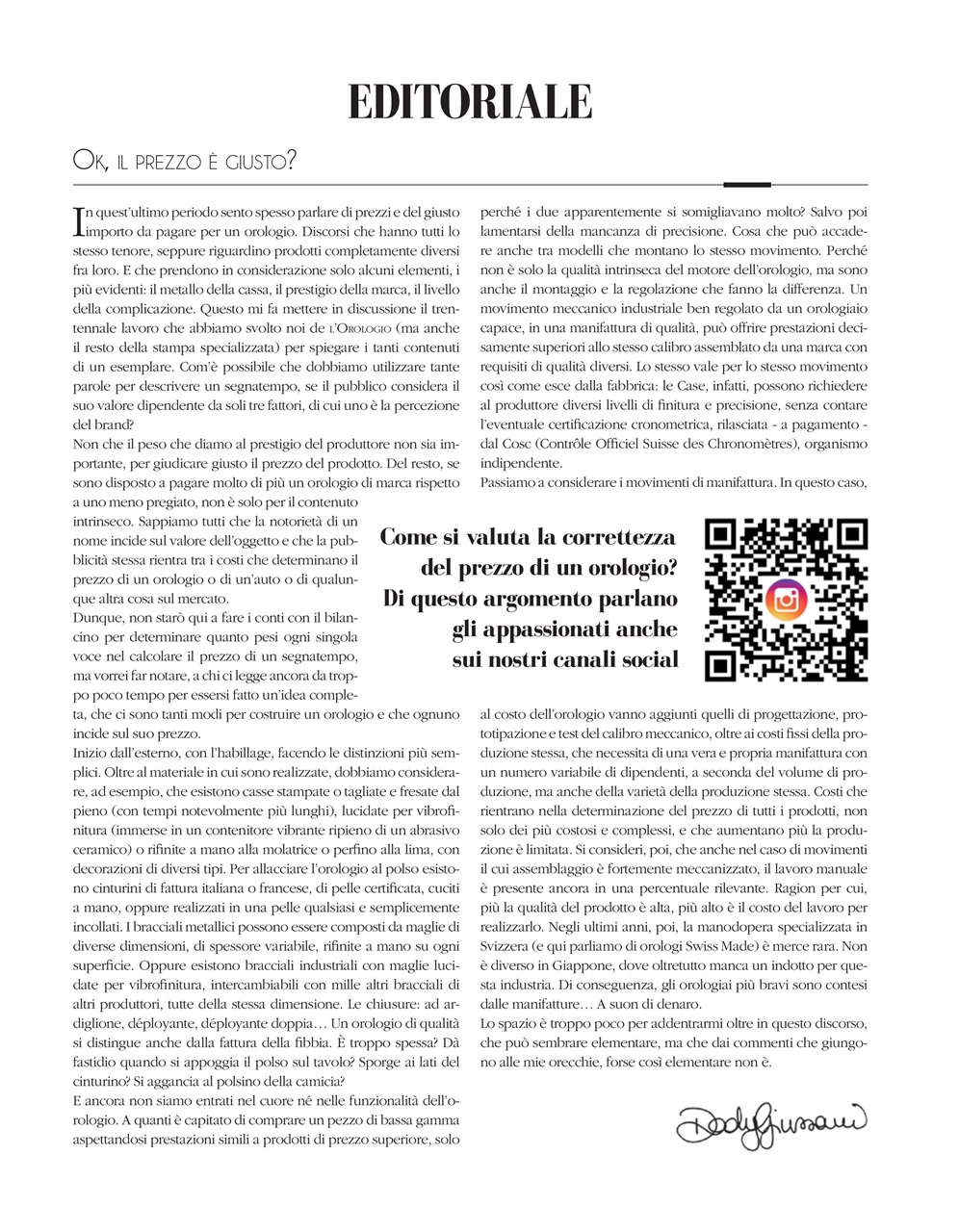 L'Orologio Preview Pages