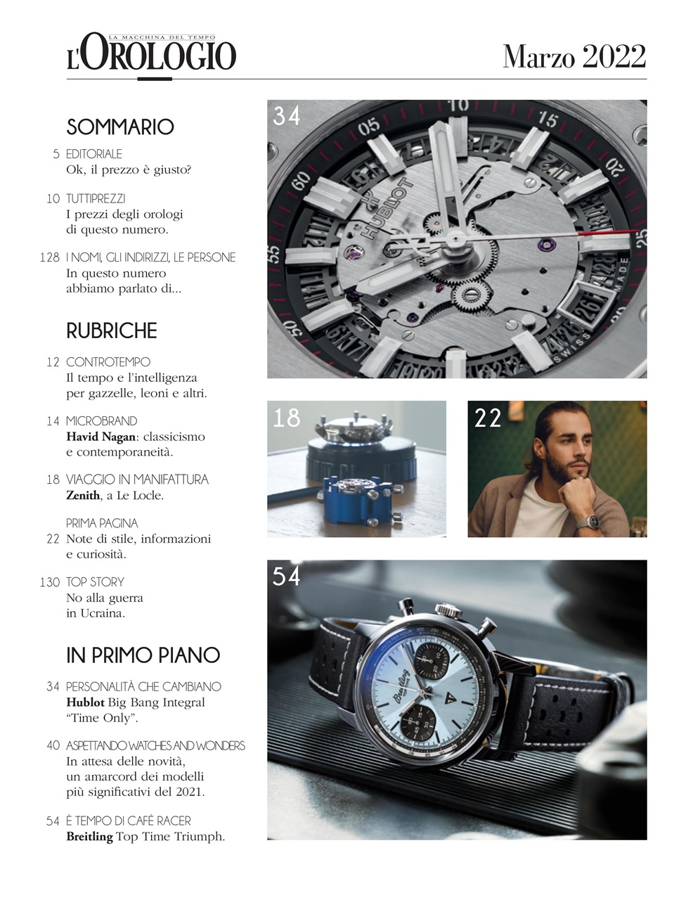 L'Orologio Preview Pages