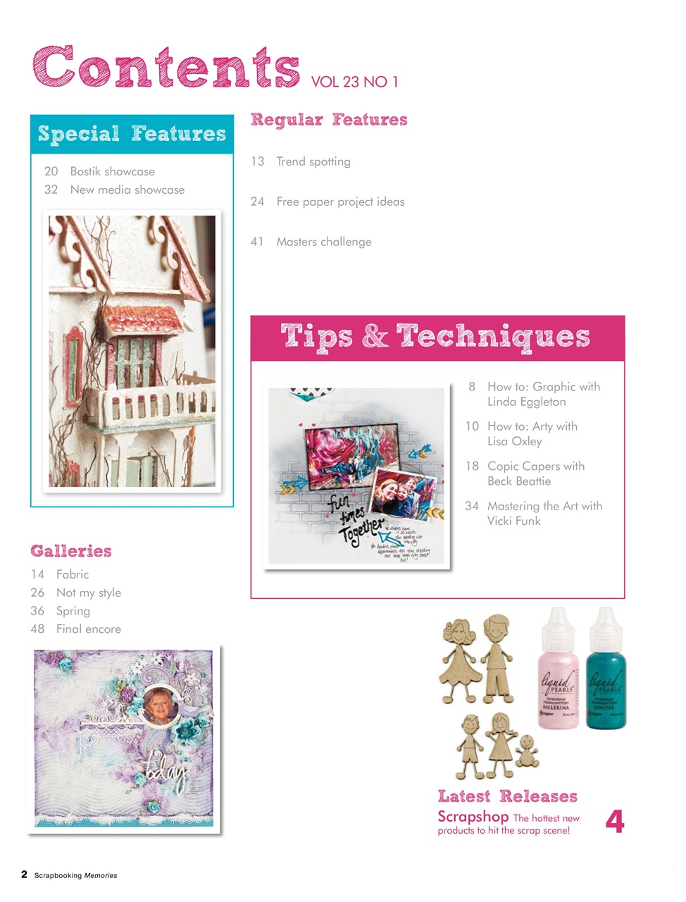 Scrapbooking Memories Preview Pages