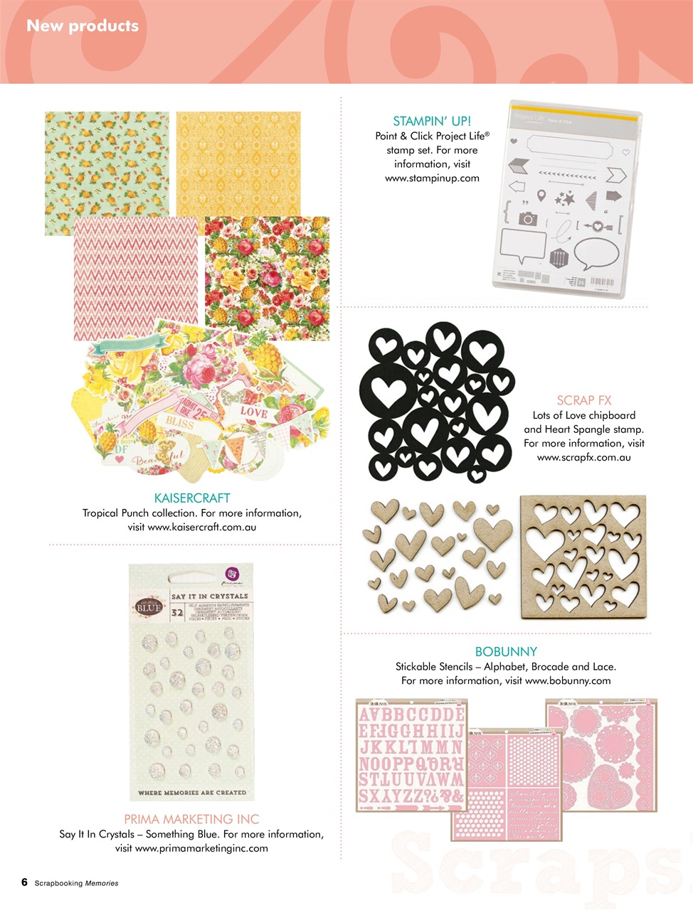 Scrapbooking Memories Preview Pages