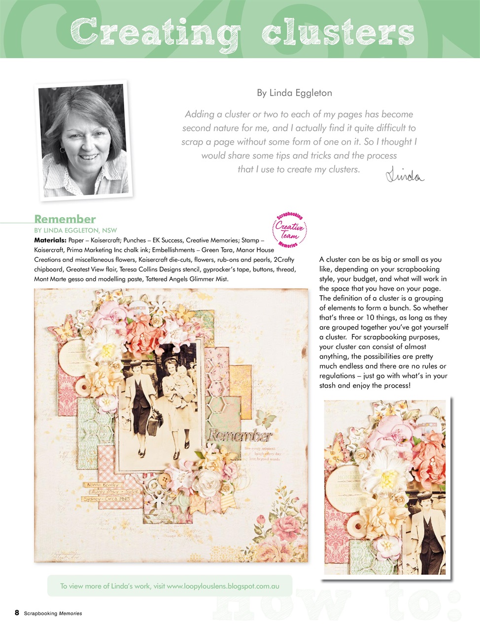 Scrapbooking Memories Preview Pages