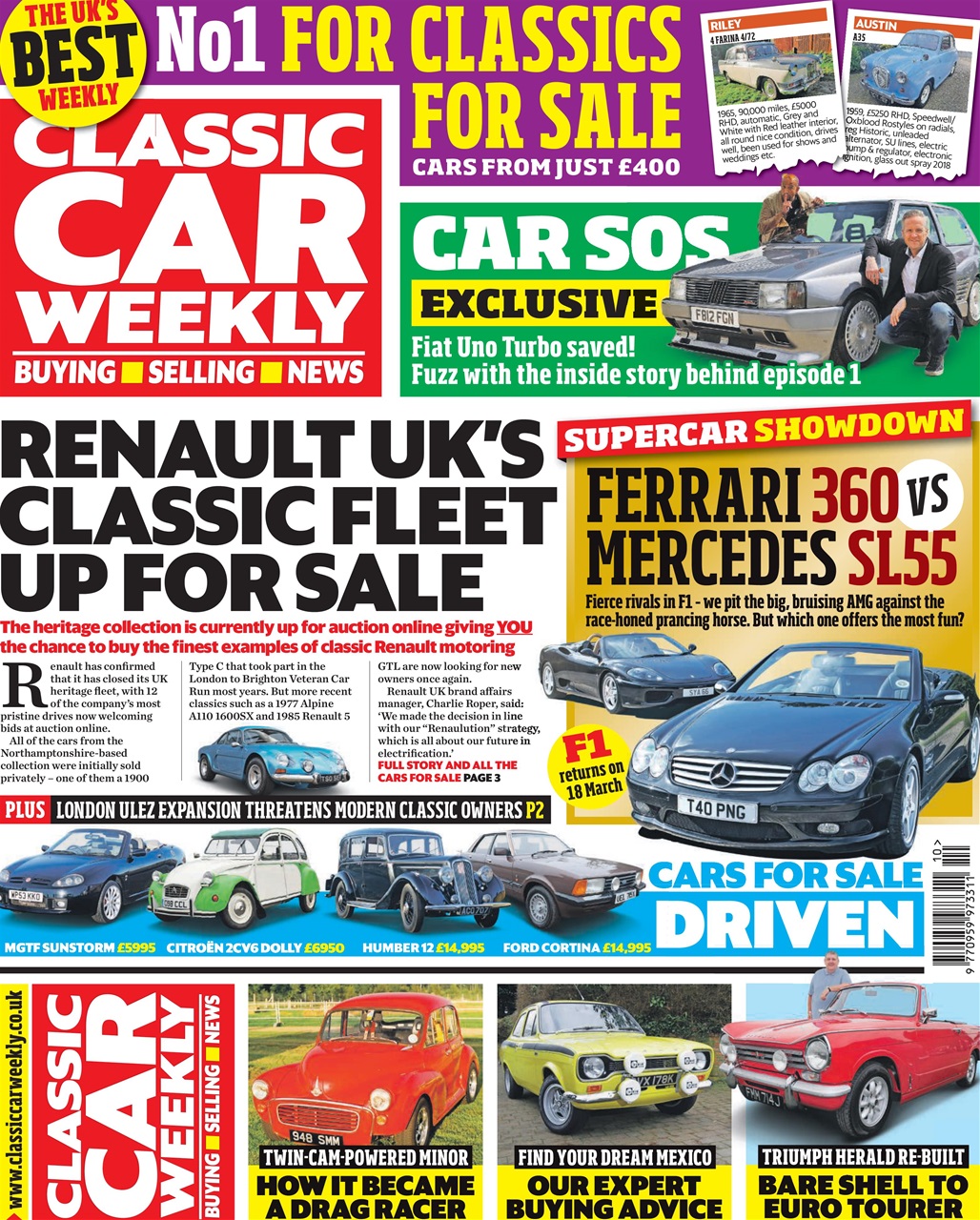 Classic Car Weekly Preview Pages